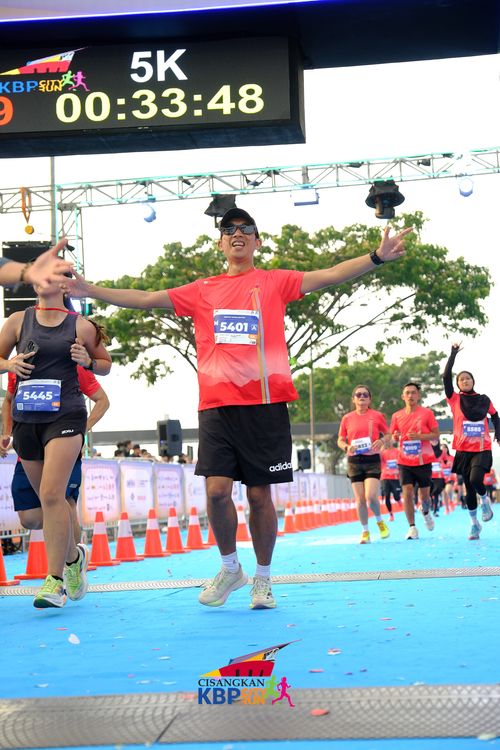 Race photo from CISANGKAN KBP CITY RUN 2025