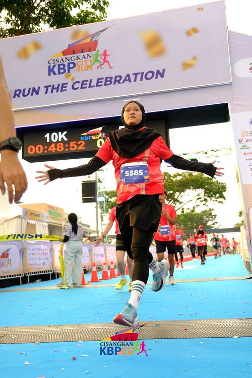 Race photo from CISANGKAN KBP CITY RUN 2025