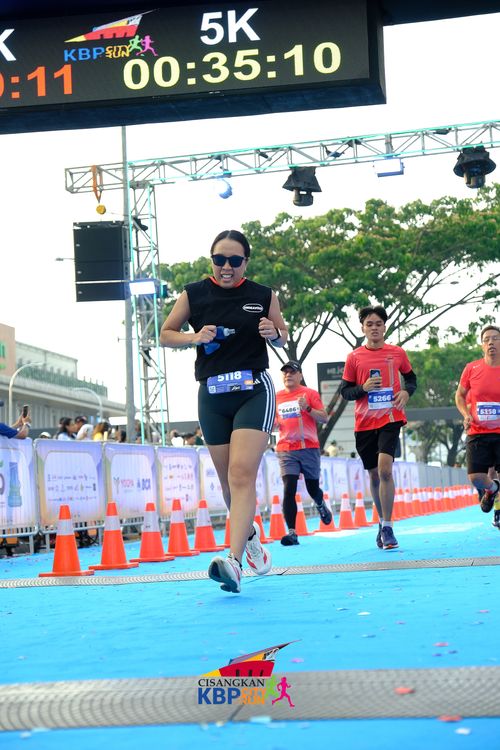 Race photo from CISANGKAN KBP CITY RUN 2025