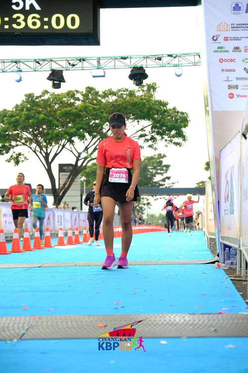 Race photo from CISANGKAN KBP CITY RUN 2025