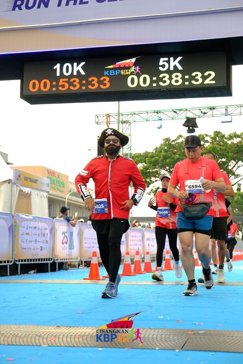 Race photo from CISANGKAN KBP CITY RUN 2025