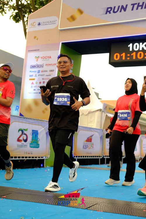 Race photo from CISANGKAN KBP CITY RUN 2025