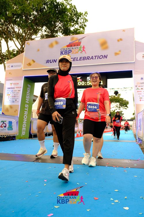 Race photo from CISANGKAN KBP CITY RUN 2025