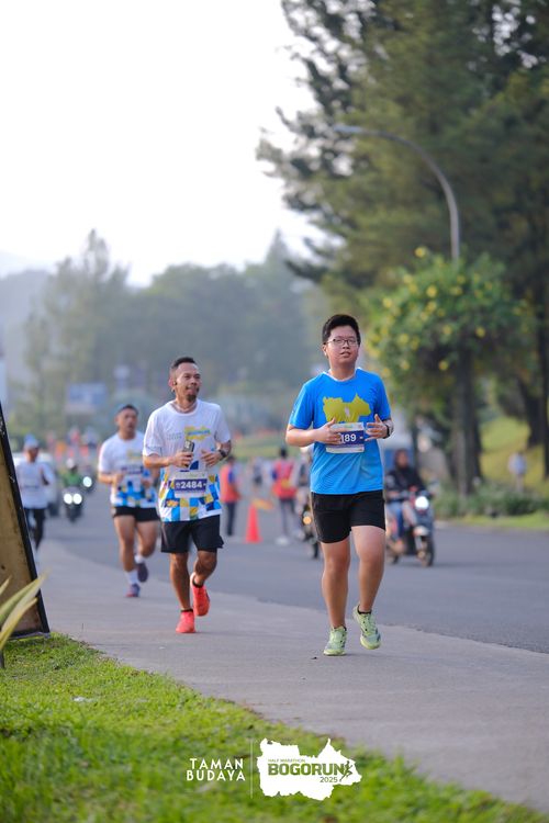 Race photo from Taman Budaya x BOGORUN 2025