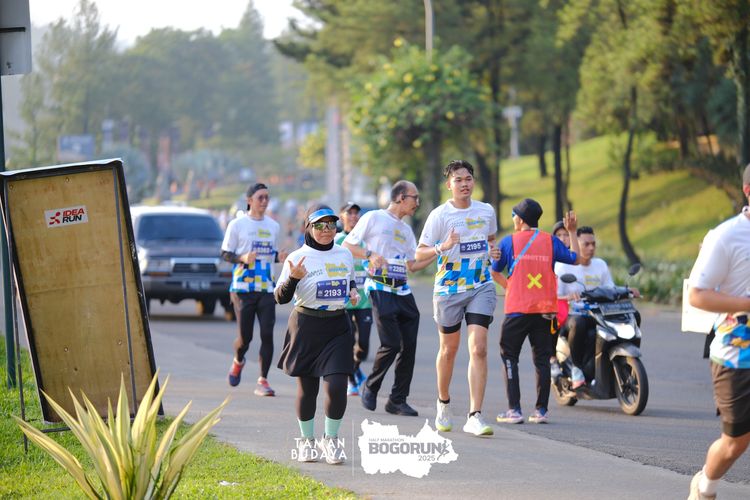Race photo from Taman Budaya x BOGORUN 2025