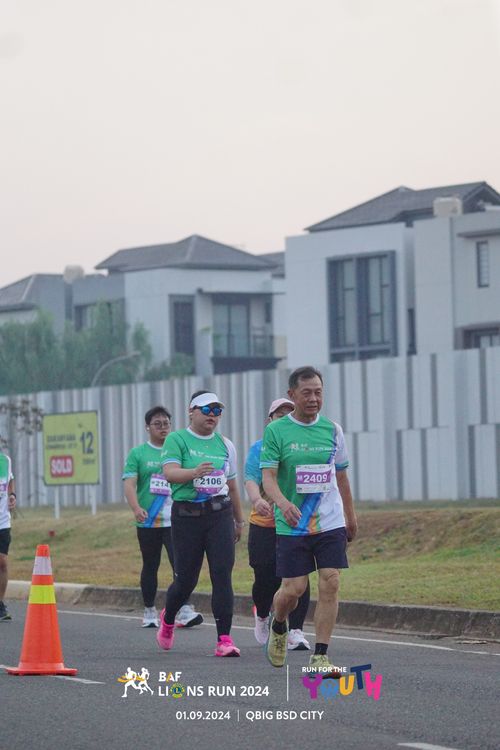 Race photo from BAF LIONS RUN 2024