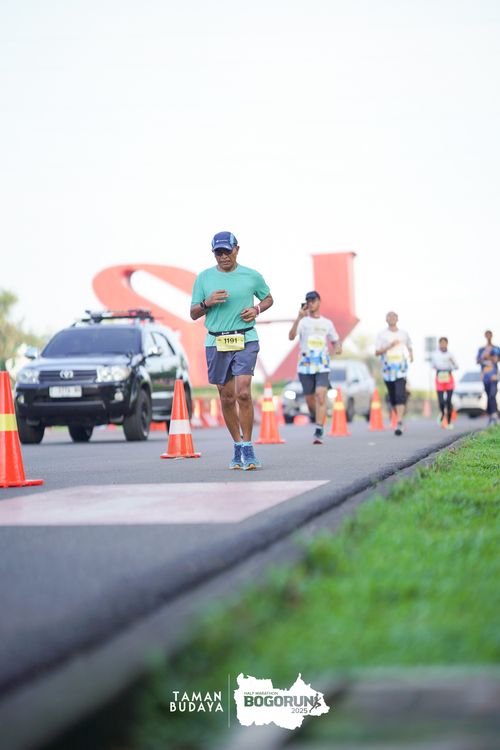 Race photo from Taman Budaya x BOGORUN 2025