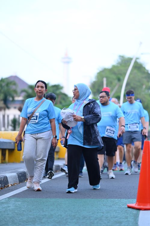 Race photo from KEMLU RUN 2025