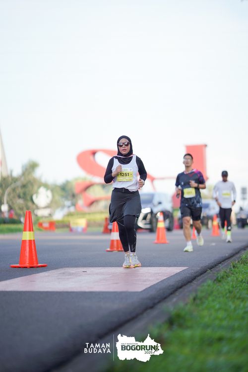 Race photo from Taman Budaya x BOGORUN 2025