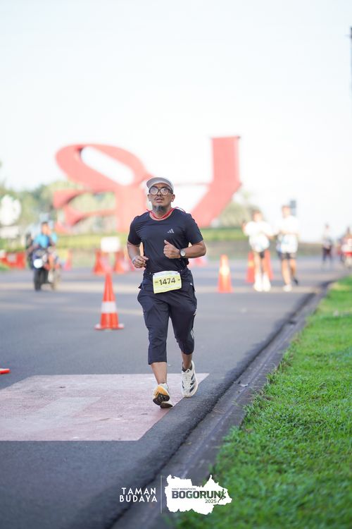 Race photo from Taman Budaya x BOGORUN 2025