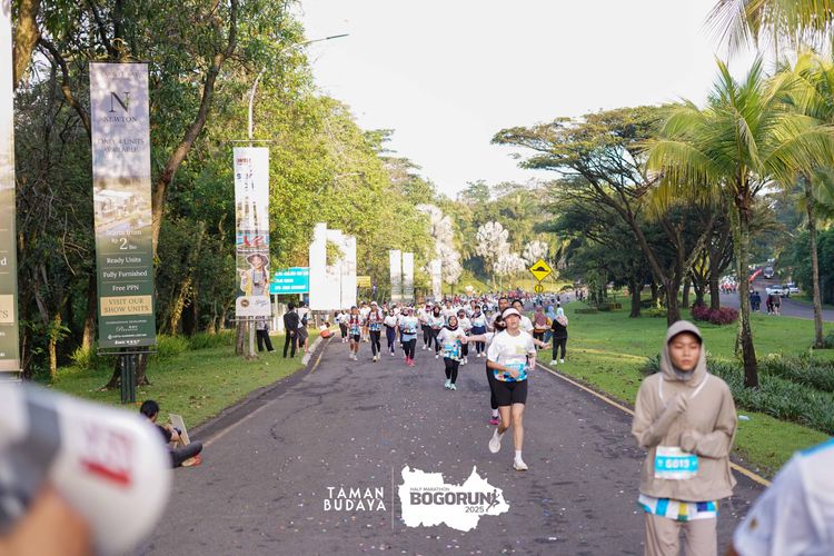 Race photo from Taman Budaya x BOGORUN 2025
