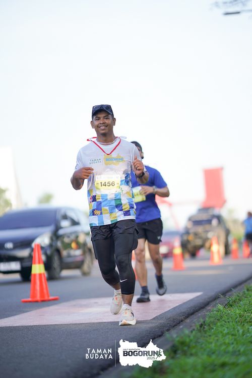 Race photo from Taman Budaya x BOGORUN 2025
