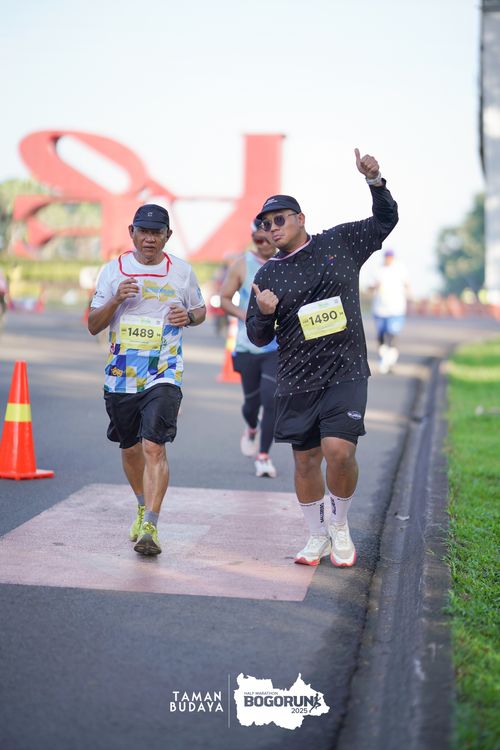Race photo from Taman Budaya x BOGORUN 2025