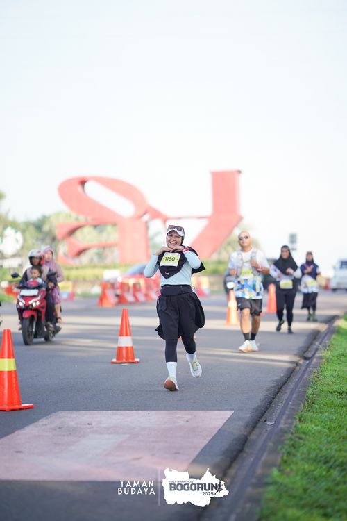 Race photo from Taman Budaya x BOGORUN 2025