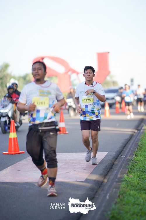 Race photo from Taman Budaya x BOGORUN 2025