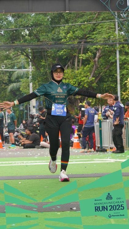 Race photo from Mangkunegaran Run 2025