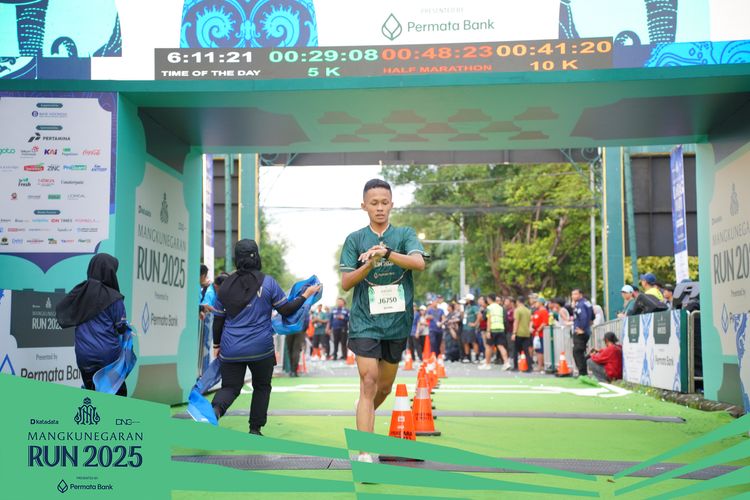 Race photo from Mangkunegaran Run 2025