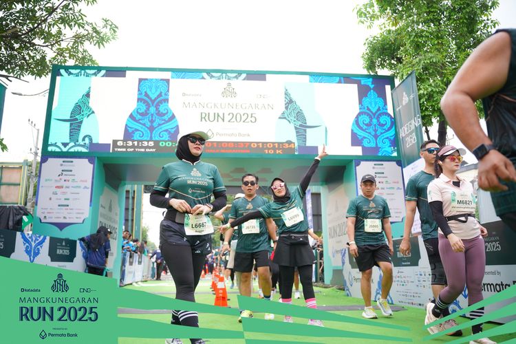 Race photo from Mangkunegaran Run 2025