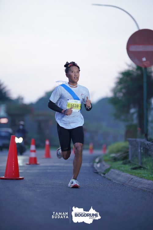 Race photo from Taman Budaya x BOGORUN 2025