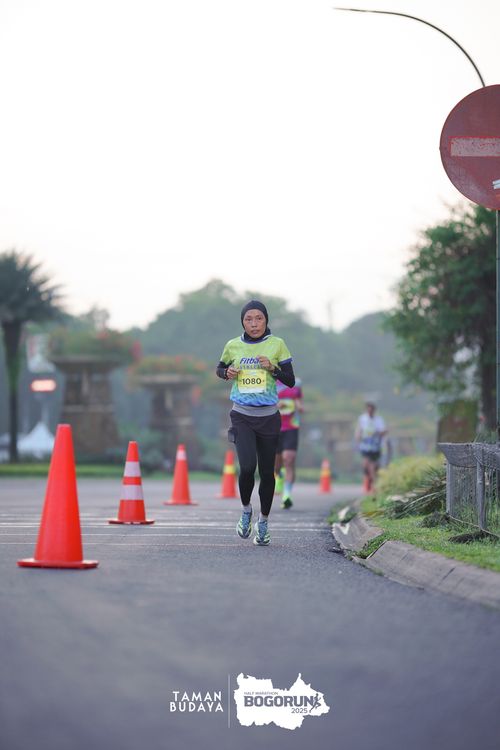 Race photo from Taman Budaya x BOGORUN 2025