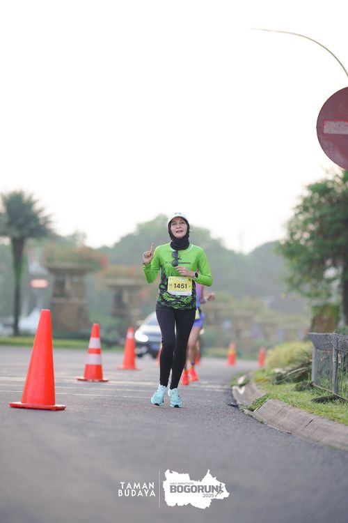Race photo from Taman Budaya x BOGORUN 2025