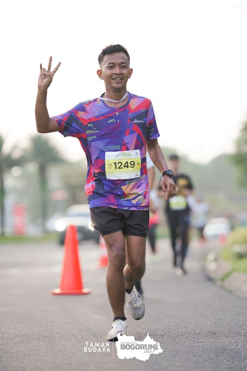 Race photo from Taman Budaya x BOGORUN 2025