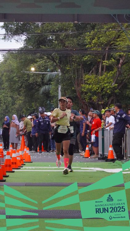 Race photo from Mangkunegaran Run 2025