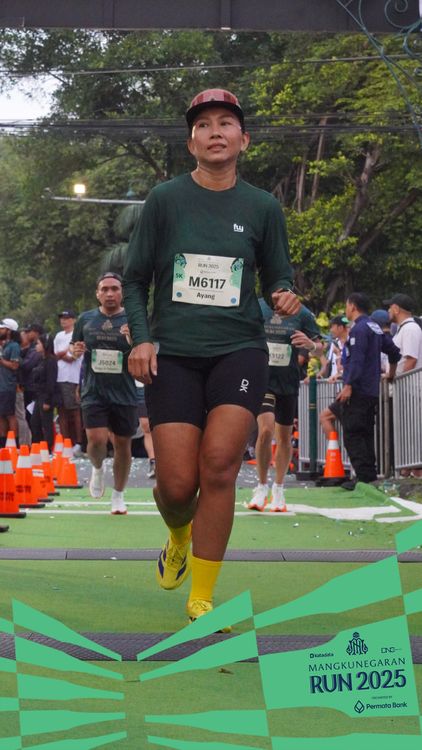 Race photo from Mangkunegaran Run 2025