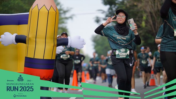 Race photo from Mangkunegaran Run 2025