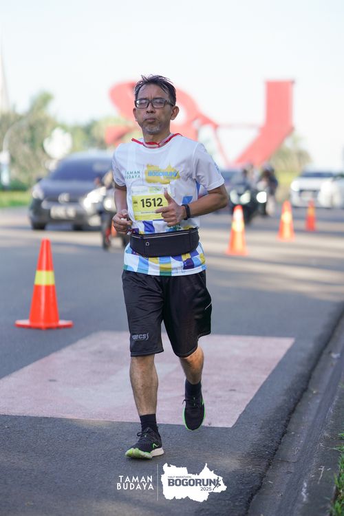 Race photo from Taman Budaya x BOGORUN 2025