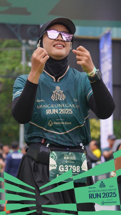 Race photo from Mangkunegaran Run 2025