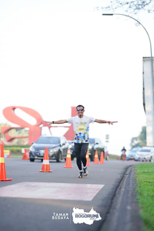 Race photo from Taman Budaya x BOGORUN 2025