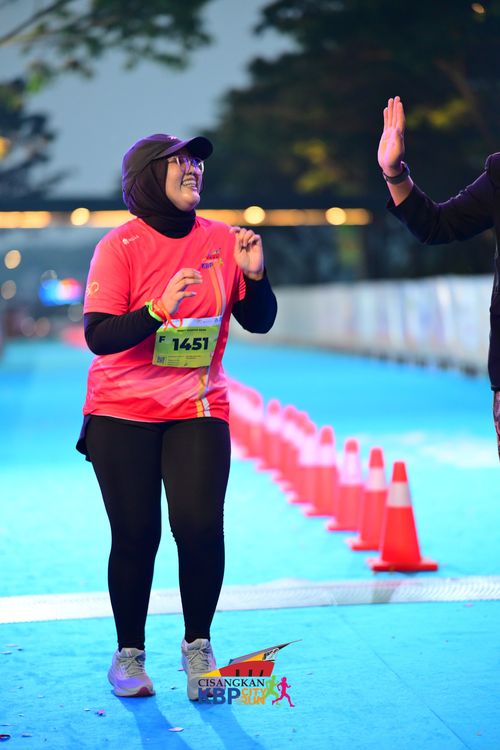 Race photo from CISANGKAN KBP CITY RUN 2025