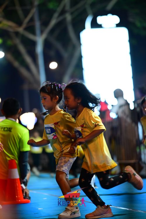 Race photo from CISANGKAN KBP CITY RUN 2025