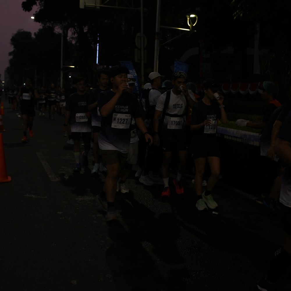 Race photo from KEMLU RUN 2026