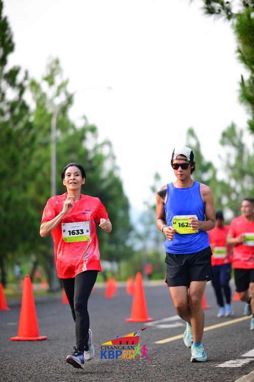 Race photo from CISANGKAN KBP CITY RUN 2025