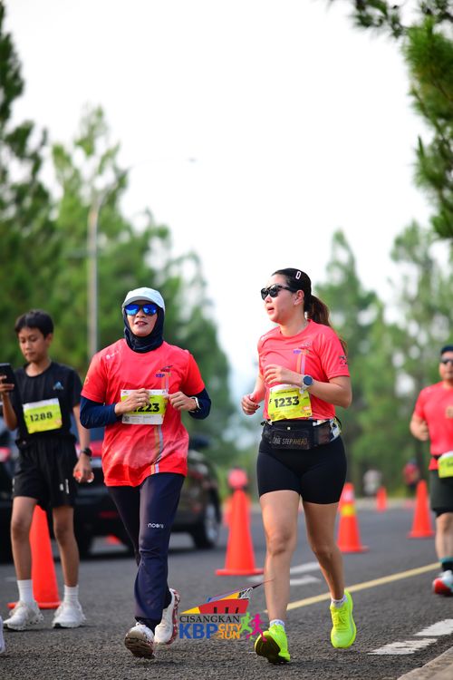 Race photo from CISANGKAN KBP CITY RUN 2025