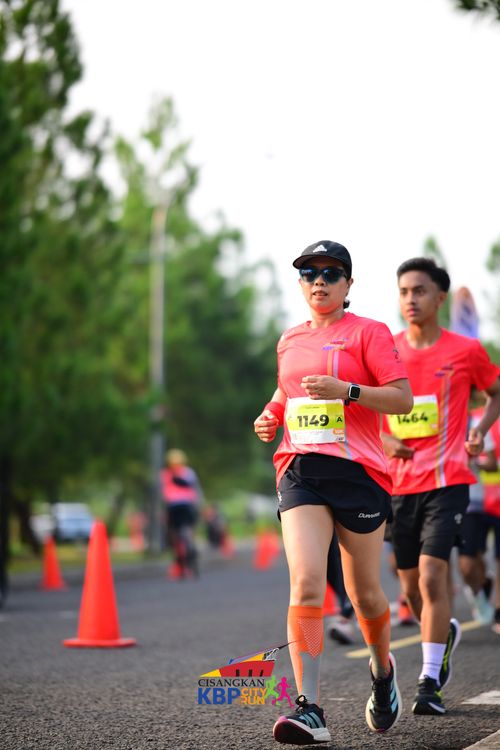 Race photo from CISANGKAN KBP CITY RUN 2025