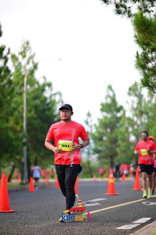 Race photo from CISANGKAN KBP CITY RUN 2025