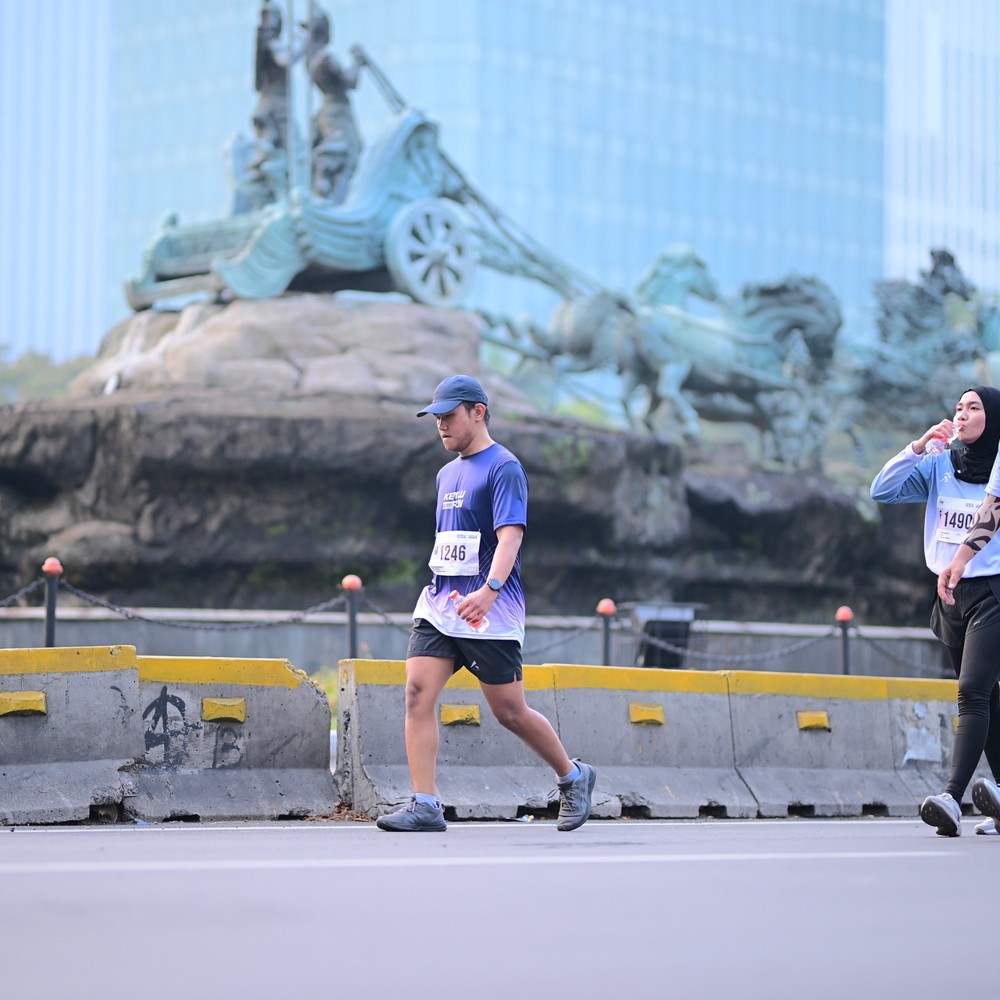 Race photo from KEMLU RUN 2026