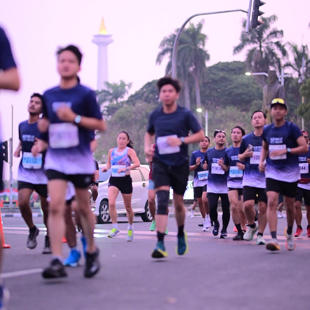 Race photo from KEMLU RUN 2026