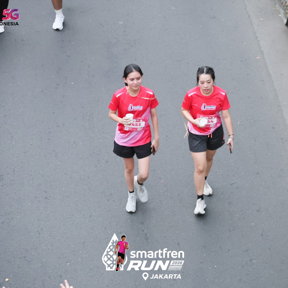 Race photo from SMARTFREN RUN 2026