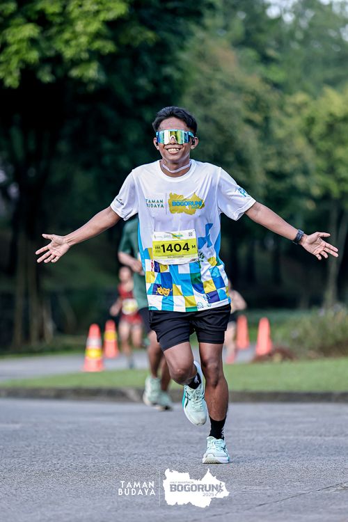 Race photo from Taman Budaya x BOGORUN 2025