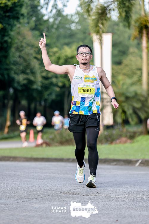 Race photo from Taman Budaya x BOGORUN 2025