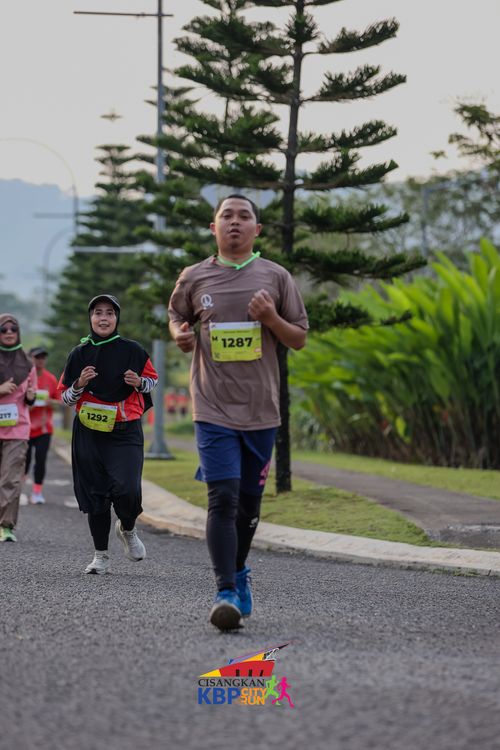 Race photo from CISANGKAN KBP CITY RUN 2025