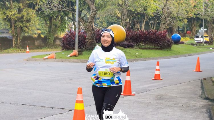 Race photo from Taman Budaya x BOGORUN 2025