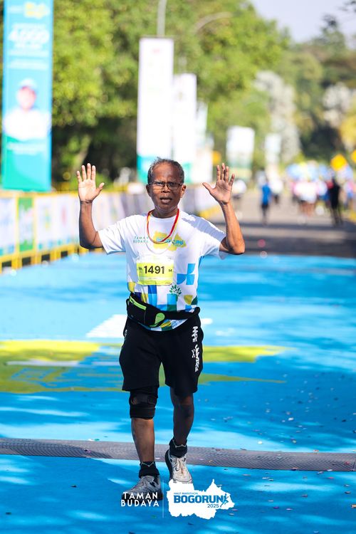 Race photo from Taman Budaya x BOGORUN 2025