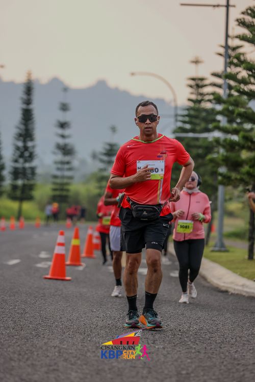 Race photo from CISANGKAN KBP CITY RUN 2025