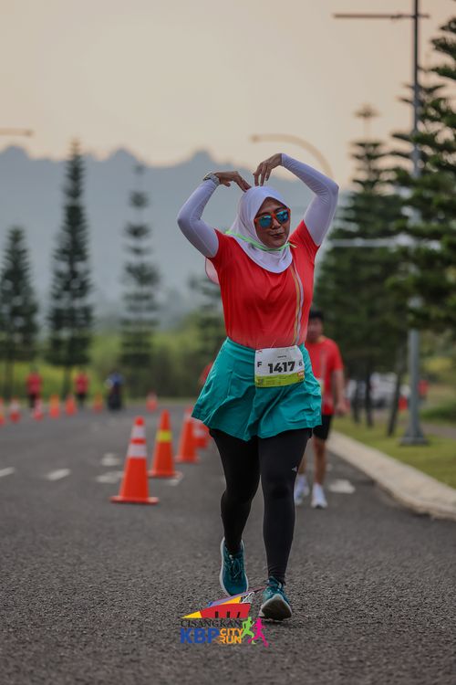 Race photo from CISANGKAN KBP CITY RUN 2025