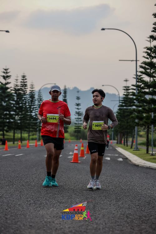 Race photo from CISANGKAN KBP CITY RUN 2025